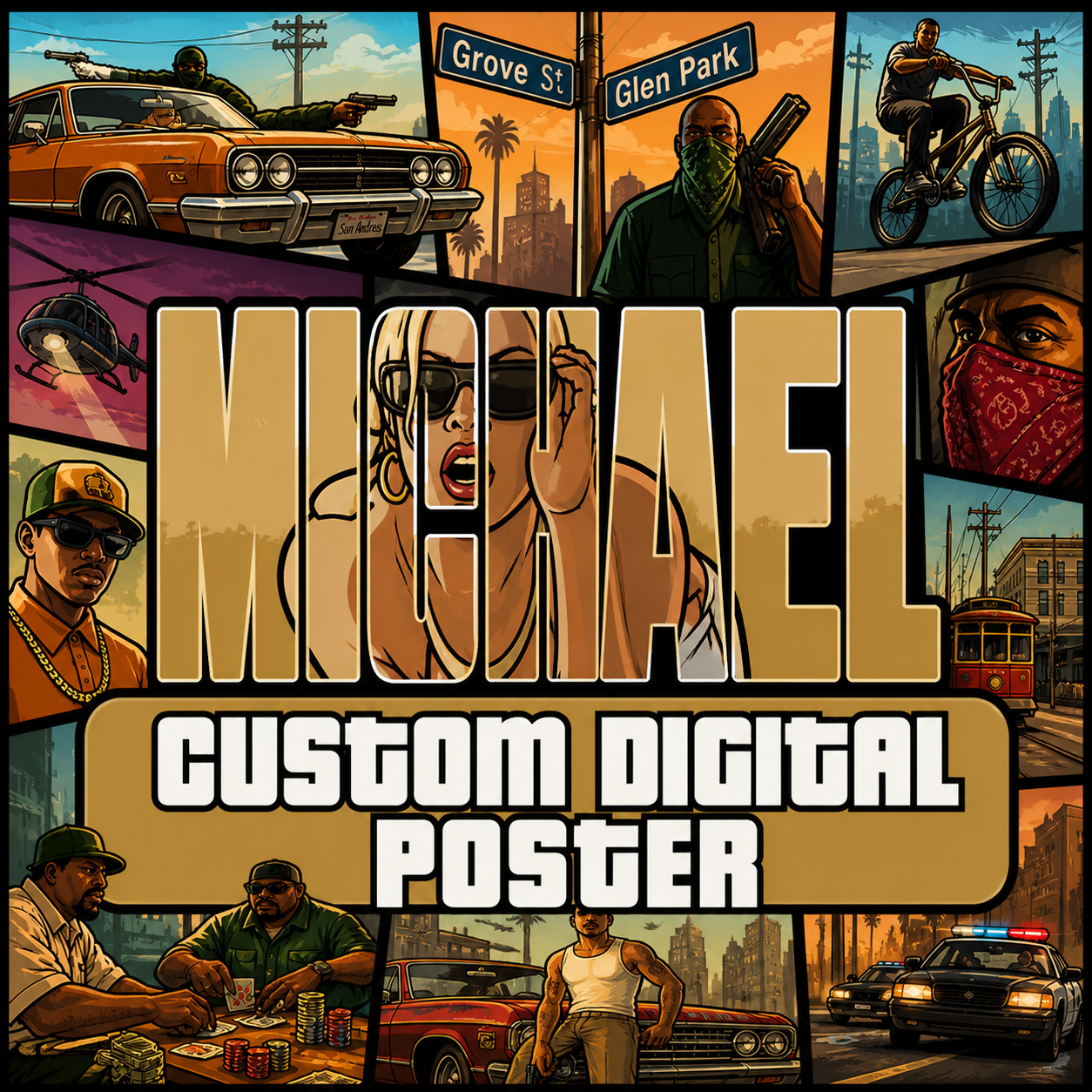 Custom Digital Poster